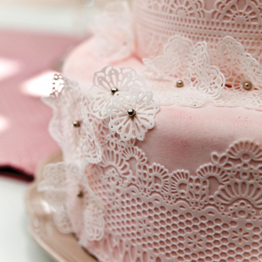 Silikonová forma na krajku Magic decor vzor 4